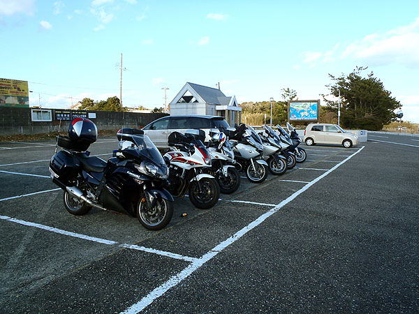潮岬前の駐車場